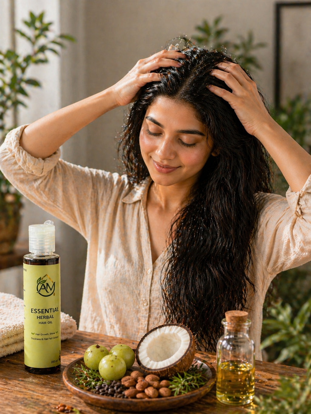 AM Essential Herbal Hair Oil — 200ml